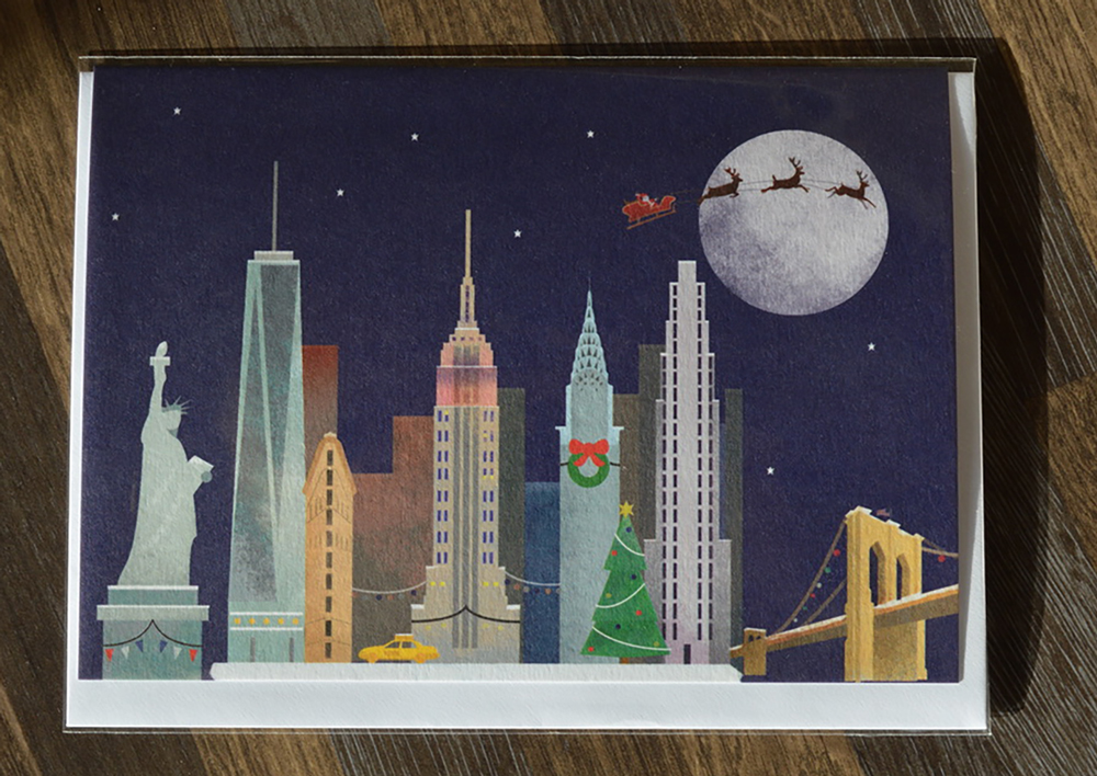 New York card design by Helen Nowell