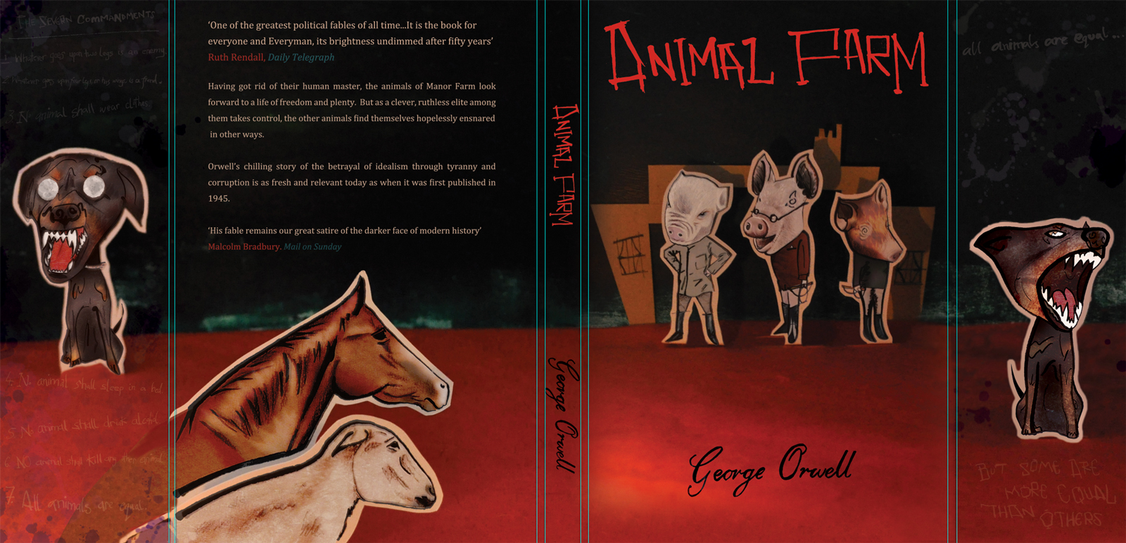 Hardback Animal Farm by Helen Nowell